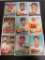 1965 Topps Baseball Stars Lot (9) Brock, Mathews, Marichal, Fox+