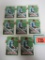 Lot (8) 1989 Topps Traded #83T Barry Sanders RC Rookie Cards