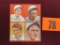 1935 Goudey 4 in 1 #1D Detroit Tigers Gehringer, Cochrane, Bridges, Rogell