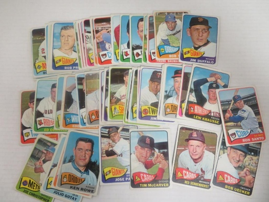 Lot (52) 1965 Topps Baseball Cards