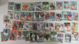 Huge Lot (50) 1970 to 1990 Topps Football HOF & Superstar Cards w/ RC's