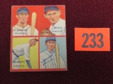 1935 Goudey 4 in 1 #1E HOF Waner, Waner, Hoyt, Bush