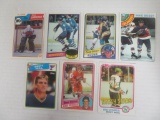 Lot (7) 1970's & 1980's Hockey Superstar & HOF RC's