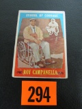 1959 Topps #550 Roy Campanella Symbol of Courage