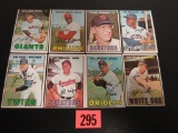 1967 Topps Baseball Star Lot (8) Morgan, Aparicio, Perry, Wilhelm+