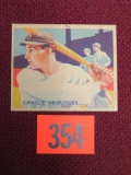 1935 National Chicle Diamond Stars #77 Charlie Gehringer