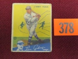 1934 Goudey #1 Jimmy Foxx