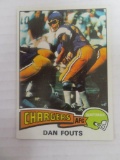 1975 Topps #367 Dan Fouts RC Rookie Card