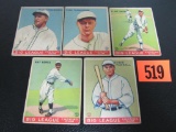 Lot (5) 1933 Goudey Baseball #130, 131, 136, 141, 148
