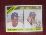 1966 Topps High Number SP #596 Astros RC's Nate Colbert