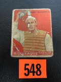 1933 Goudey #1 Benny Bengough/ Rare Key 1st Card