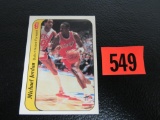 1986-87 Fleer Basketball Sticker #8 Michael Jordan RC