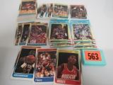 Lot (96 Diff) 1988-89 Fleer Basketball Cards w/ Stars