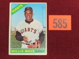 1966 Topps #1 Willie Mays