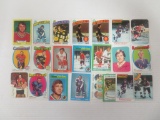Lot (22) 1970's Topps Hockey HOF Star Cards