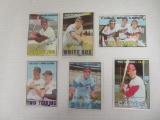 Lot (6) 1967 Topps Baseball Star or High # Cards.