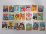 Lot (21) 1959 & 1960 Topps Football Cards. Mostly Stars