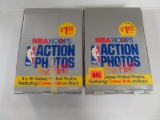 (2) Full Boxes 1990 Hoops Action Photos/ Sealed Michael Jordan