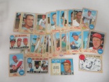 Lot (52) 1968 Topps Baseball Cards w/ Stars