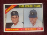 1966 Topps High Number #584 Yankees RC's