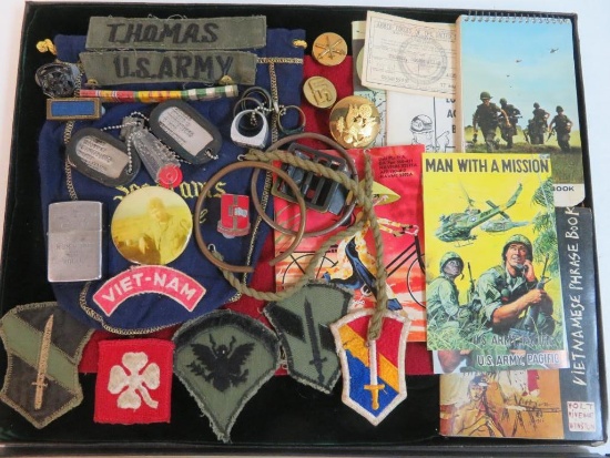 Estate Found Vietnam War Grouping Inc. Named Items