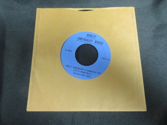 Antique Reilly Chevrolet (Steubenville, OH) 45rpm Record Company Jingle