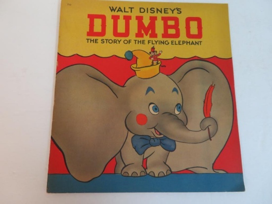 Vintage 1942 Walt Disney's Dumbo Softcover Book