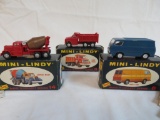 (3) Vintage Lindberg Mini-Lindy Models MIB