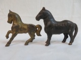 (2) Antique Cast Iron Horse Still Banks 4