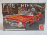 Vintage AMT Fire Chief Impala Model Kit Sealed 1:25