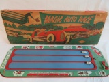 Antique Wolverine Tin Litho Magic Auto Race WORKING
