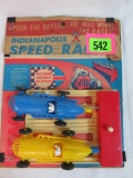Vintage Alden Toys Plastic Indy Speed Race Toy (1950's/60's)
