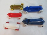 Lot (5) Vintage 1940's/50's Renwal Hard Plastic 3