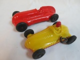 (2) Vintage 1950's Plastic Racers