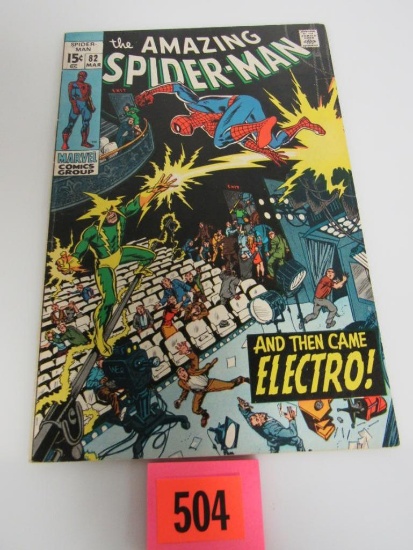 Amazing Spiderman #82 (1969) Silver Age Electro