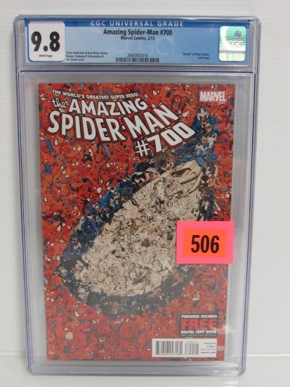 Amazing Spiderman #700 (2013) Key Death of Peter Parker CGC 9.8