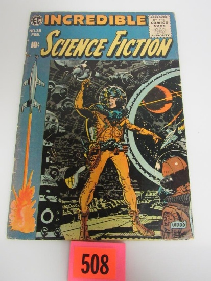 Incredible Science Fiction #33 (1956) Golden Age EC Wally Wood Cover