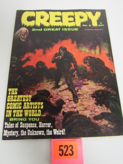 Creepy #2 (1965) Key silver Age 2nd Issue/ Frazetta Cover