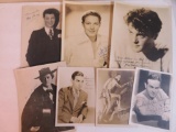 Lot (7) Signed Antique Movie Star Photos Bob Hope, Johnny Weissmuller+