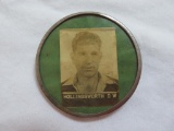 Antique Photo/ID Employee Worker Badge
