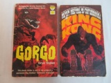 (2) 1960's Paperback Books King Kong, Gorgo