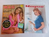 1959 Rogue, 1968 Modern Man Pin-Up Men's Magazines
