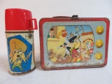 Rare Vintage 1959 Looney Tunes Metal Lunchbox, As is