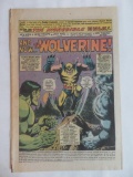 Incredible Hulk #181 (1974) Key 1st Appearance Wolverine (Coverless)