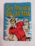 1975 Six Million Dollar Man Unopened Wax Pack, Sealed