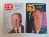 (2) 1950's TV Guide Magazine Both Alfred Hitchcock Covers