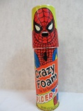 Vintage 1974 Spider-Man Crazy Foam Empty Can