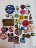 Large Group of Vintage Pins/ Buttons