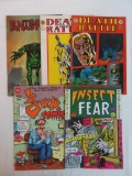 Lot (5) Vintage Underground Comics Zap, Death Rattle, Insect Fear