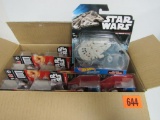 Hot Wheels Full Case (12) Star Wars Diecast Millennium Falcon